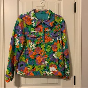 REDD JEANS Blazer Jacket Embellished Size 6 EUC